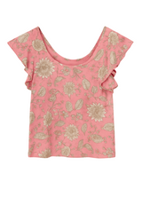 TAMMY COTTON TOP WITH FLOWERS