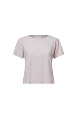 LILI SHORT SLEEVES CREW NECK T- SHIRT - LILAC