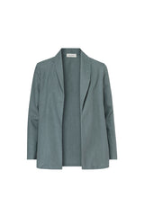 ALEXA LINEN JACKET OCEAN BLUE