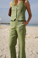 WORKERS PANTS - LEAFY GREEN