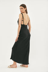 NOA BLACK SILK DRESS