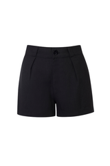 ALEX LINEN SHORTS- BLACK