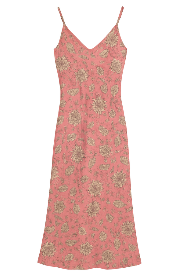 KITE DRESS WITH PINK FLOWERS