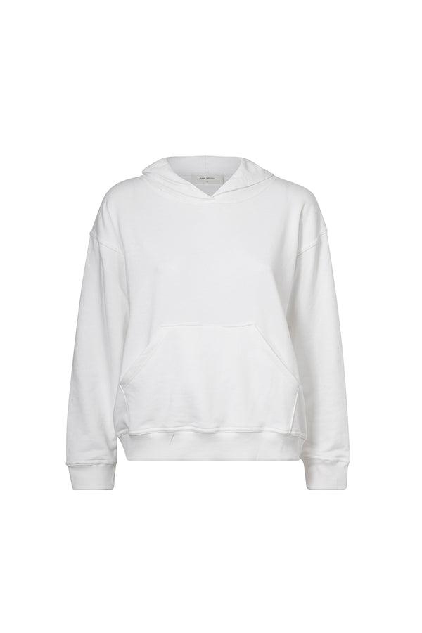 LUNA RELAXED COTTON HOODIE CREAM