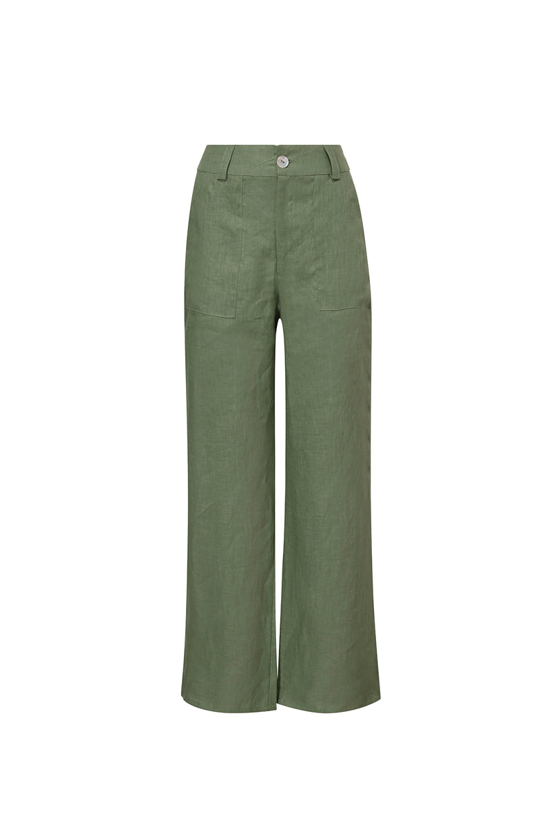 WORKERS PANTS - LEAFY GREEN