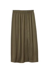 STELLA KHAKI SILK SKIRT