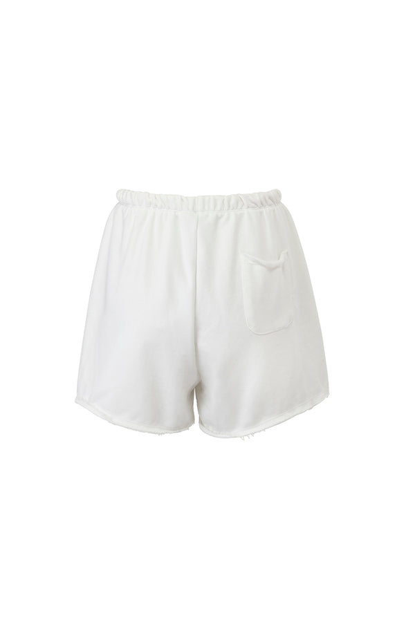LUNA RELAXED FIT SHORTS CREAM