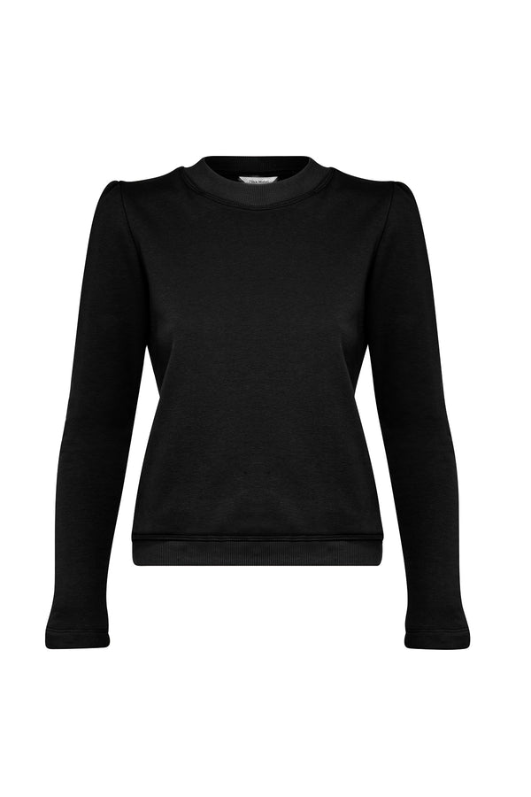 LUNA LONG SLEEVES SWEATSHIRT BLACK